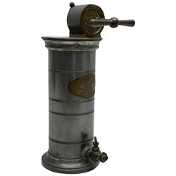 French metal irrigator by Jeannie Paris, and marked Veritable Irrigateur system de eguisier, H23cm