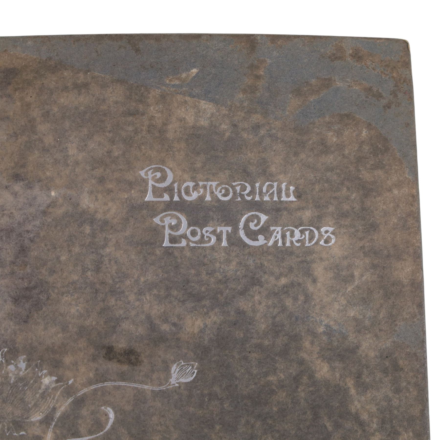 Postcard Album, including 19th century and later postcards of people, places, drawings etc 