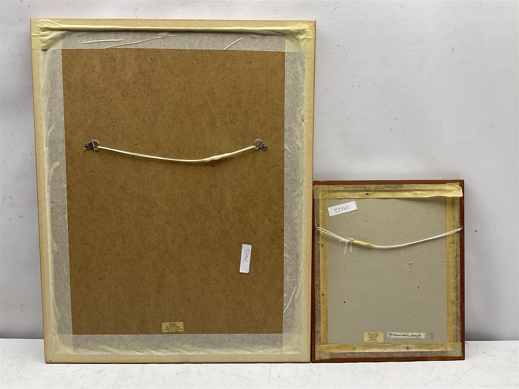 Susan Hoyle (British 20th century): Still Life of Daffodils, watercolour signed and dated 1992 together with Pamela J Thorpe (British 20th century): Still Life of Flowers in a Jug, watercolour signed and dated '94 max 46cm x 34cm (2)