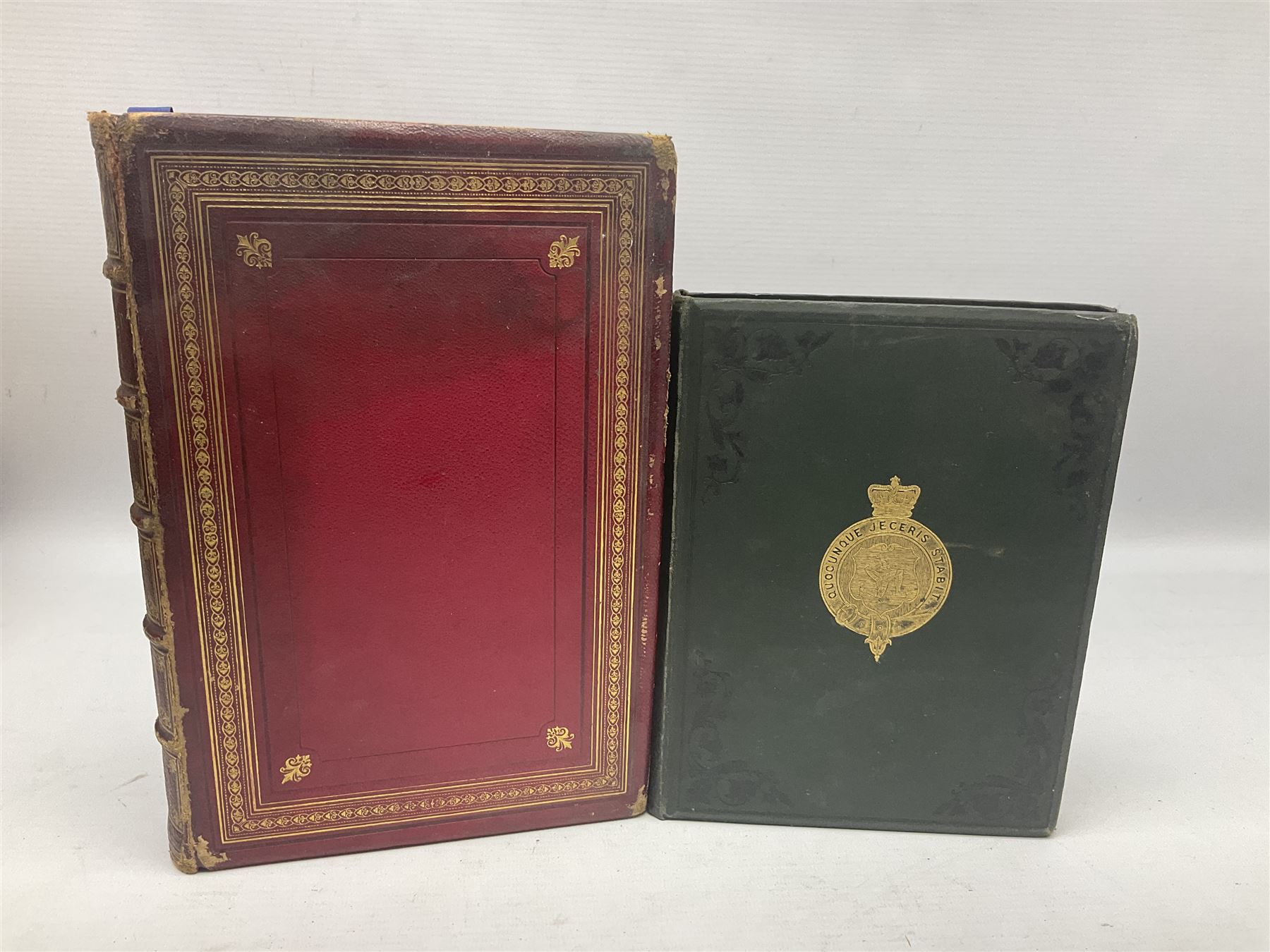 Jules Michelet (French 1798-1874): The Insect, with illustrations by Giacomelli, pub. T. Nelson and Sons, Paternoster Row, Edinburgh and New York, 1875, together with Edward Callow: The Phynodderree and Other Legends of the Isle of Man, with illustrations by W.J. Watson, pub. J. Dean and Son, Fleet Street, E.C, George Dodd: Metals British Manufactures, pub. Charles Knight and Co, Ludgate Street, 1845, WWI Imperial Army Series Musketry, pub. John Murray, Albermarle Street, 1915, Laurence Echard (1670–1730): The Roman History From the Settlement of the Empire by Augustus Caesar, To The Removal of the Imperial Seat by Constantine the Great Containing the Space of 355 years, vol. 2, printed by T.H. for M. Gillyflower, J. Tonson in Fleet Street, H. Bonwick in St. Paul's Church-yard and R. Parker in Cornhill, 1698, bound in leather (5)