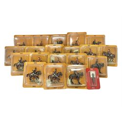 Nineteen Del Prado metal soldiers and on