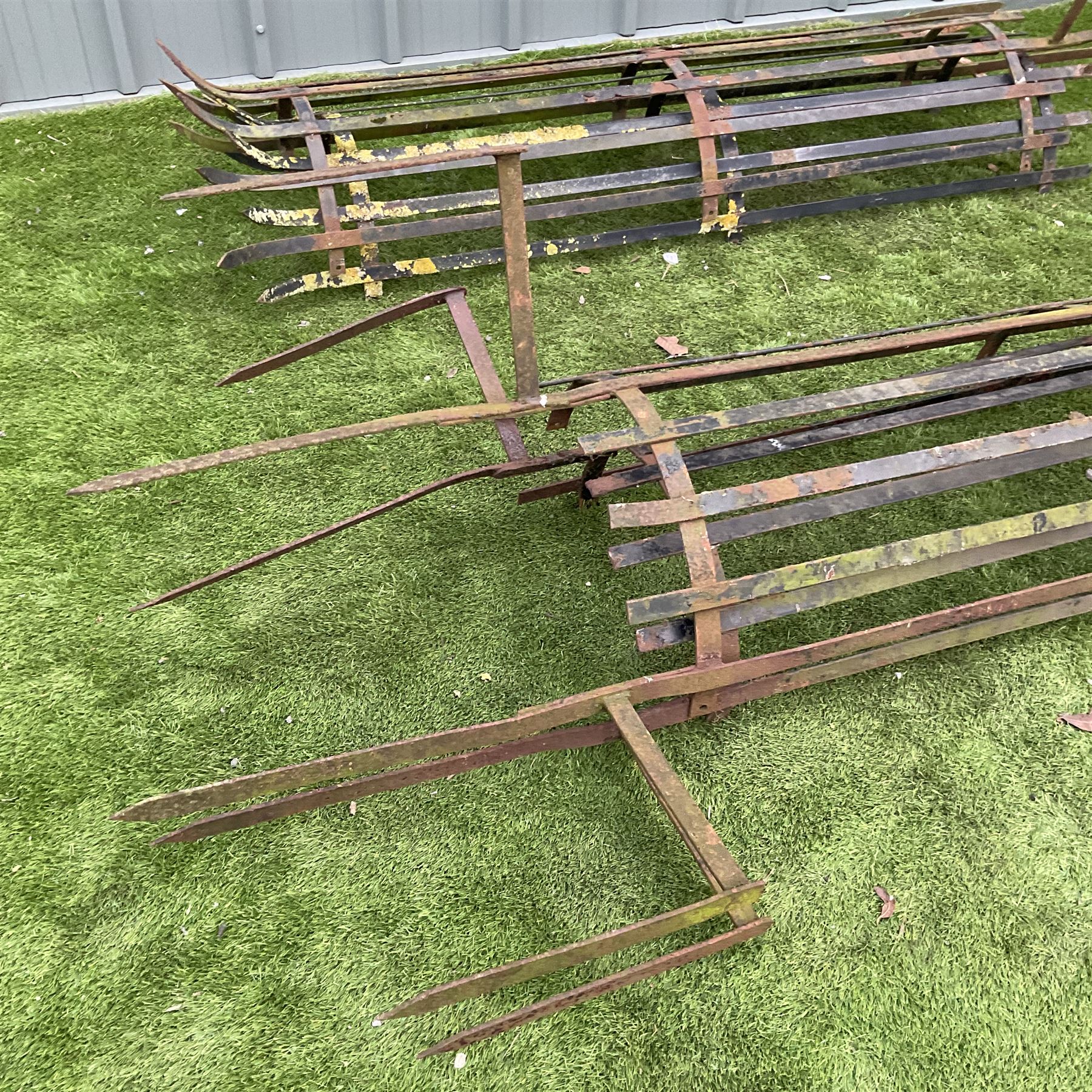 Pair of Wrought metal parkland tree guards - THIS LOT IS TO BE COLLECTED BY APPOINTMENT FROM DUGGLEBY STORAGE, GREAT HILL, EASTFIELD, SCARBOROUGH, YO11 3TX