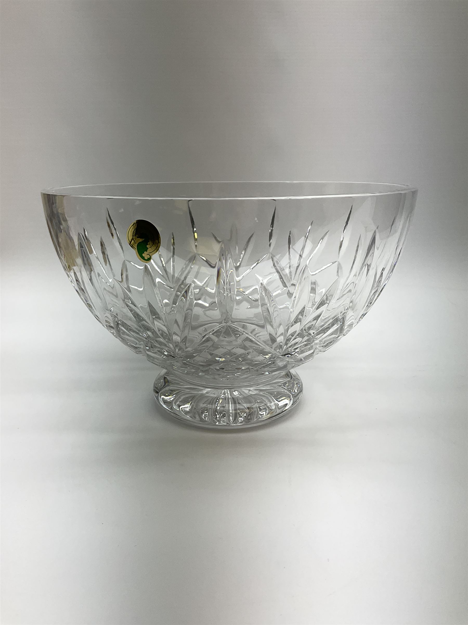 Waterford crystal footed bowl, from the Nocturne Collection, with original box, D22.5cm