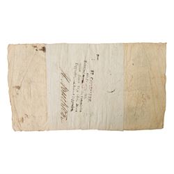 Faversham Bank for J. & F. Tappenden & Co five pound note, August 1812