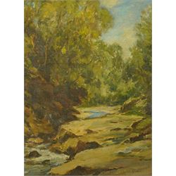 Owen Bowen (Staithes Group 1873-1967): Howsteane Gorge - Upper Nidderdale North Yorkshire,...