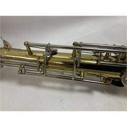 Lafleur by Boosey & Hawkes student tenor saxophone in fitted case with accessories, built in Czechoslovakia
 