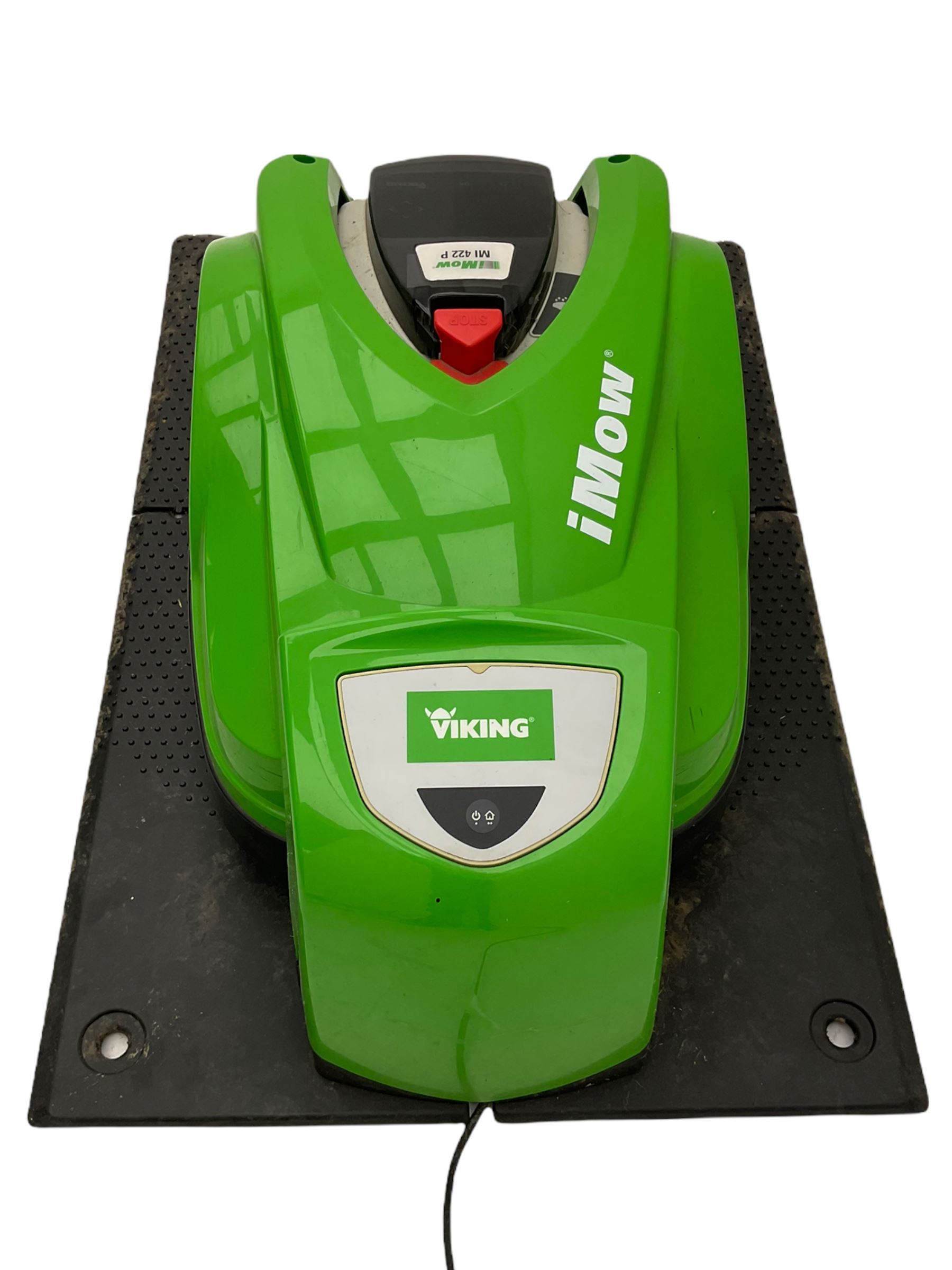 Viking imow MI 422 P robotic lawnmower, with base charger - THIS LOT IS TO BE COLLECTED BY APPOINTMENT FROM DUGGLEBY STORAGE, GREAT HILL, EASTFIELD, SCARBOROUGH, YO11 3TX