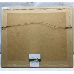 Margaret Glass (British 1950-): 'Near Coulon', pastel signed with initials and dated '91, titled on label verso 27cm x 36.5cm