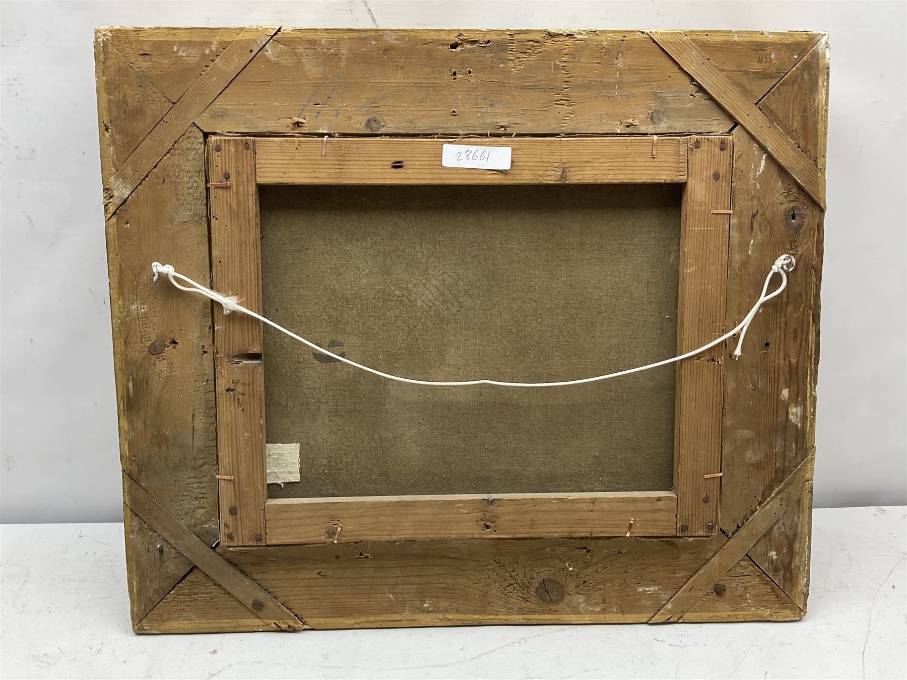 English School (early 20th century): Edge of the Woods, oil on canvas indistinctly signed 31cm x 40cm