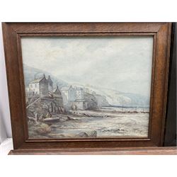 HS Kenyon (British 20th century): Local Scenes, comprising: Robin Hood's Bay, Off Whitby, Staithes, Haddon Hall, and two others, set of six watercolours variously signed and dated, together with a further Ken Wigg watercolour of Scarborough (7) 
Notes: stylistically Kenyon appears to have been a pupil of Frederick William Booty