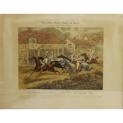  'The First Steeple-Chase on Record', four early 20th century engravings after Henry Thomas Alken (British 1785-1851) originally published 1839 by Ben Brooks, Oxford 44cm x 55.5cm (4)  