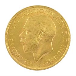 King George V 1925 gold full sovereign c