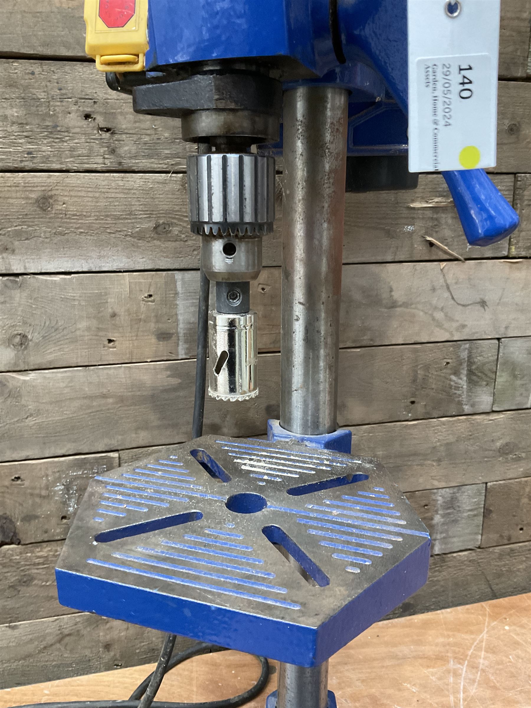 Record DMD28 1380rpm pillar drill and clamp  - THIS LOT IS TO BE COLLECTED BY APPOINTMENT FROM DUGGLEBY STORAGE, GREAT HILL, EASTFIELD, SCARBOROUGH, YO11 3TX