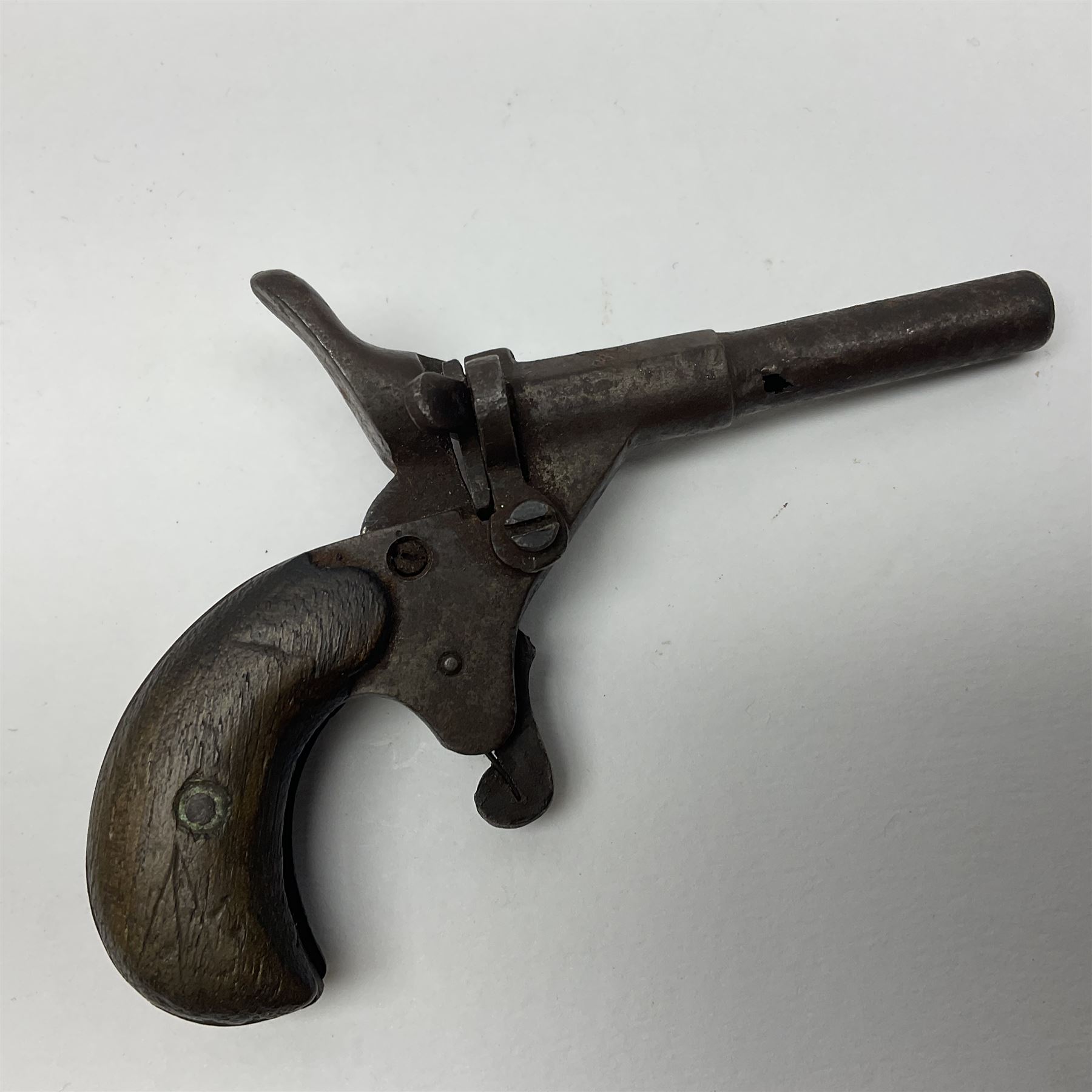 WW2 group of three medals comprising 1939-1945 War Medal, France & Germany Star and 1939-1945 Star; all with ribbons; 1930s Hull Savings Bank silver and enamel presentation fob; three medallions depicting Hitler, Mussolini and Mao Tse Tung; quantity of modern crowns and other coins; and a 6mm Flobert style starting pistol