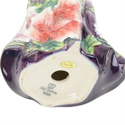 Five Old Tupton Ware figures, comprising two female figures with floral dresses, young girl, fairy and cat, all boxed, tallest H32cm