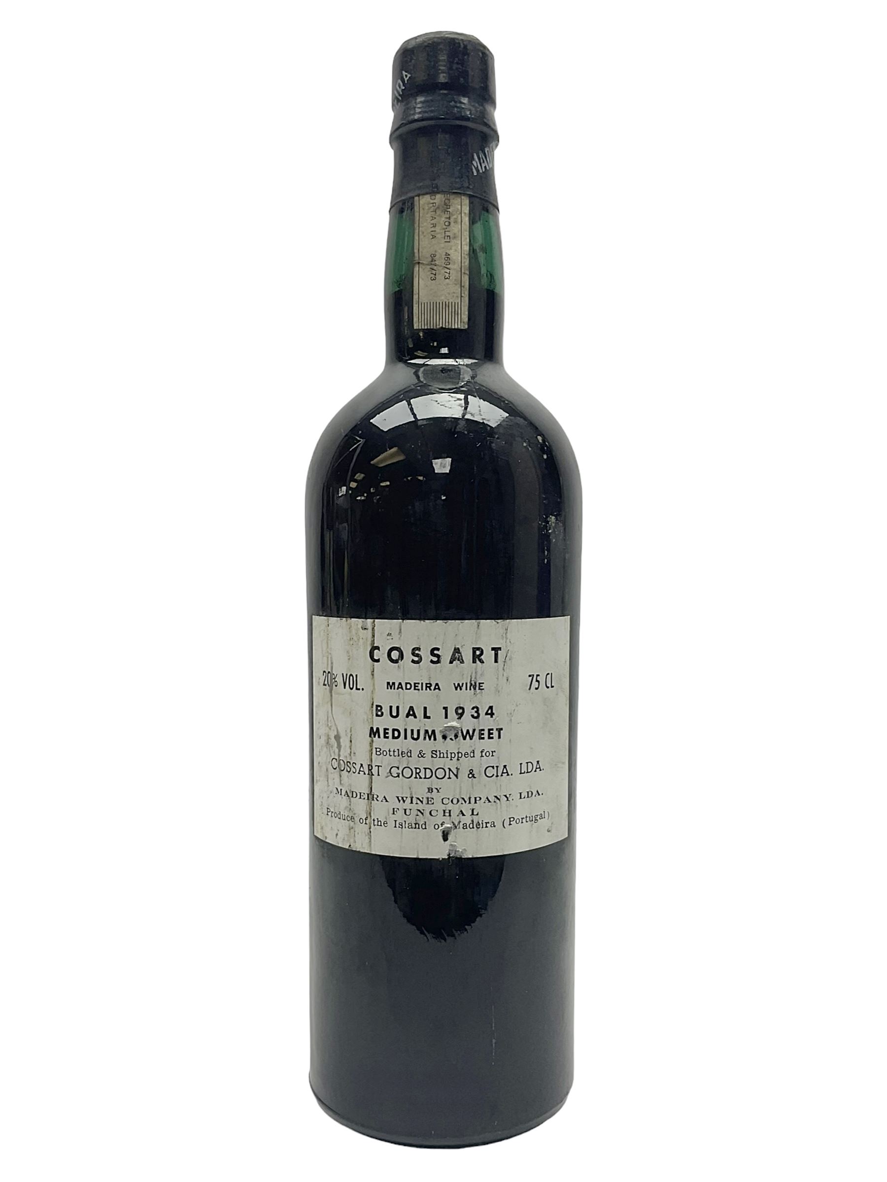 Cossart Gordon & CIA, 1934 Madeira wine, 75cl, 20% vol