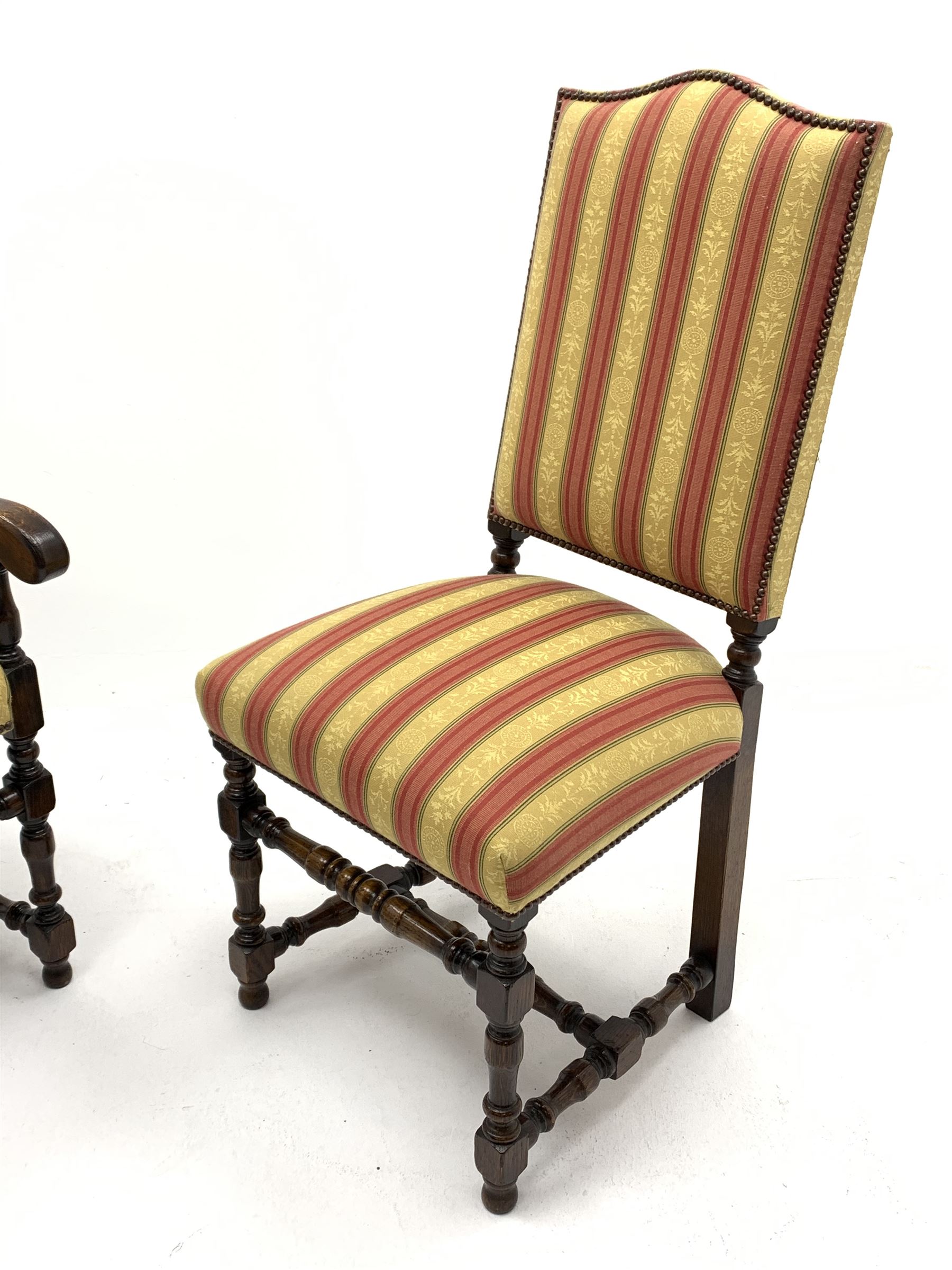 Royal Oak Furniture Co Jacobean style oak dining table, rectangular