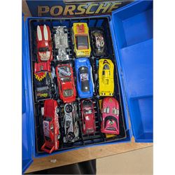 Radio Control Porsche 911 GT2, boxed, Joyride The Fast and The Furious 1:18 scale diecast model, Corgi James Bond vehicles, and a large collection of loose diecast cars, including Matchbox examples