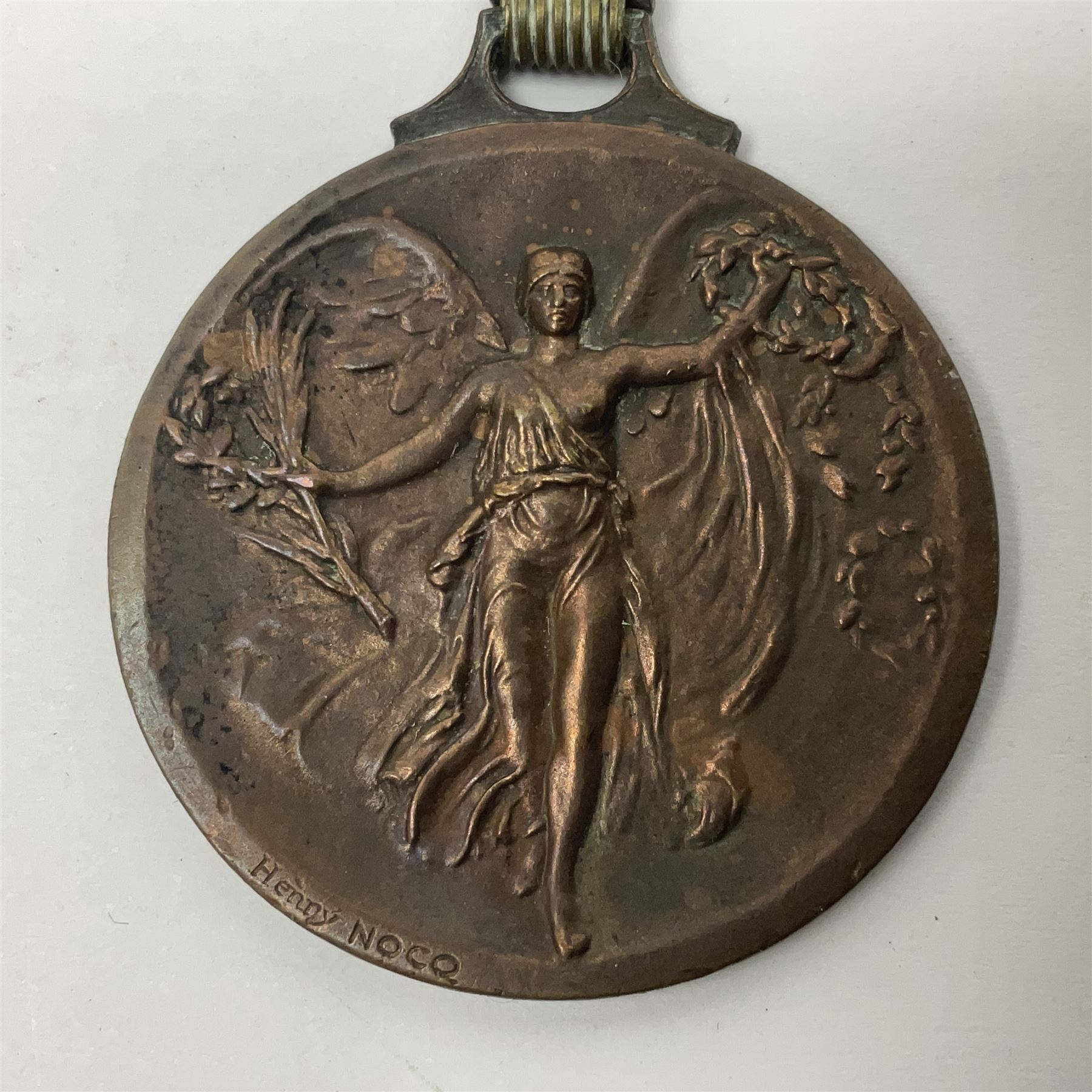 WWI Greek Victory Medal with ribbon