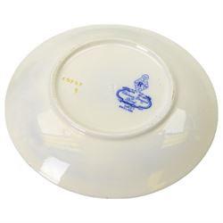 Minton Chinese Dragon and Bird pattern dinner service for twelve, including dinner plates, soup bowls, side plates in two sizes, covered serving dishes, platters etc 