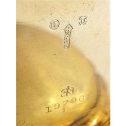 Early 20th century 9ct gold open face keyless pocket watch, stop/work lever, white enamel dial with Roman numerals, case by Stockwell & Co, London import mark 1915