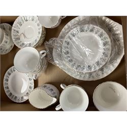 Collection of tea wares, including Minton Alpine Spring and pattern H3412 etc