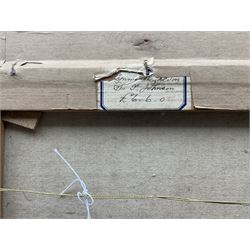 Sidney Yates Johnson (British fl.1890-1926): 'Lynmouth - Devon' Landscapes, pair oils on canvas signed with monogram, titled verso 45cm x 26cm (2)