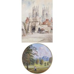 Albert Henry Findlay (British 1880-1975): 'Bootham Bar - York', watercolour signed and tit...