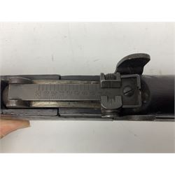 WW1 Lee Enfield SMLE bolt-action rifle, dated 1918, with single barrel band and bayonet fitting L113cm FIREARMS CERTIFICATE REQUIRED OR RFD