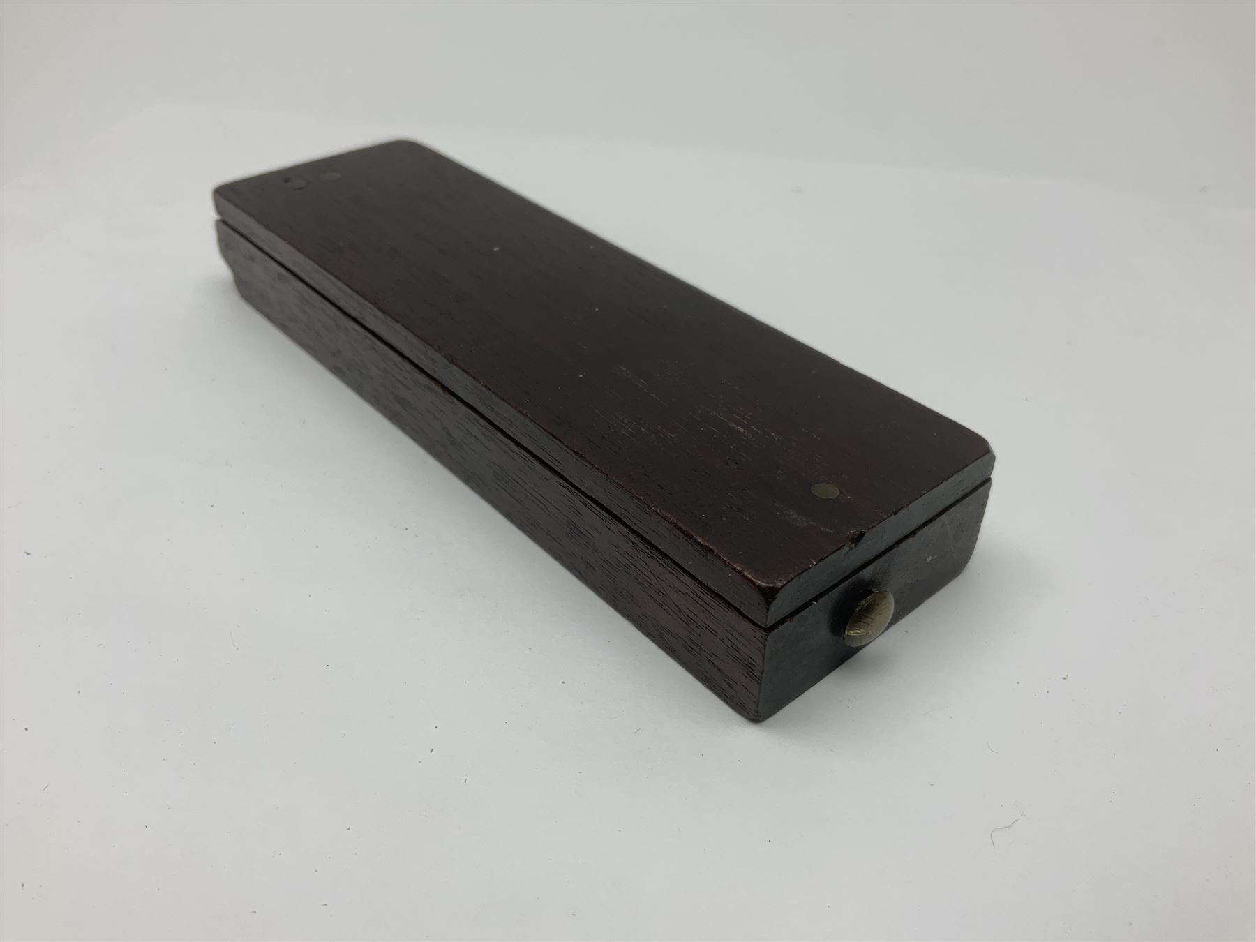 Brass sovereign scales and a part set of Georgian folding sovereign scales (one weight missing)