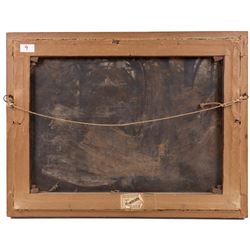 Gerald Hastings Wakeman (Irish 1864-1938): Ships off the Irish Coast, oil on canvas signed 44cm x 60cm