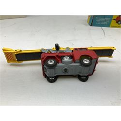 Corgi - Working Conveyor on Forward Control Jeep F.C.150 with inner stand; and E.R.F. Model 64G Earth Dumper No.458; both boxed (2)