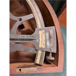 19th century Imray & Son lacquered brass sextant with ivory scale, contained within a mahogany case, inscribed Imray & Son 89 & 102 Minories
This item has been registered for sale under Section 10 of the APHA Ivory Act