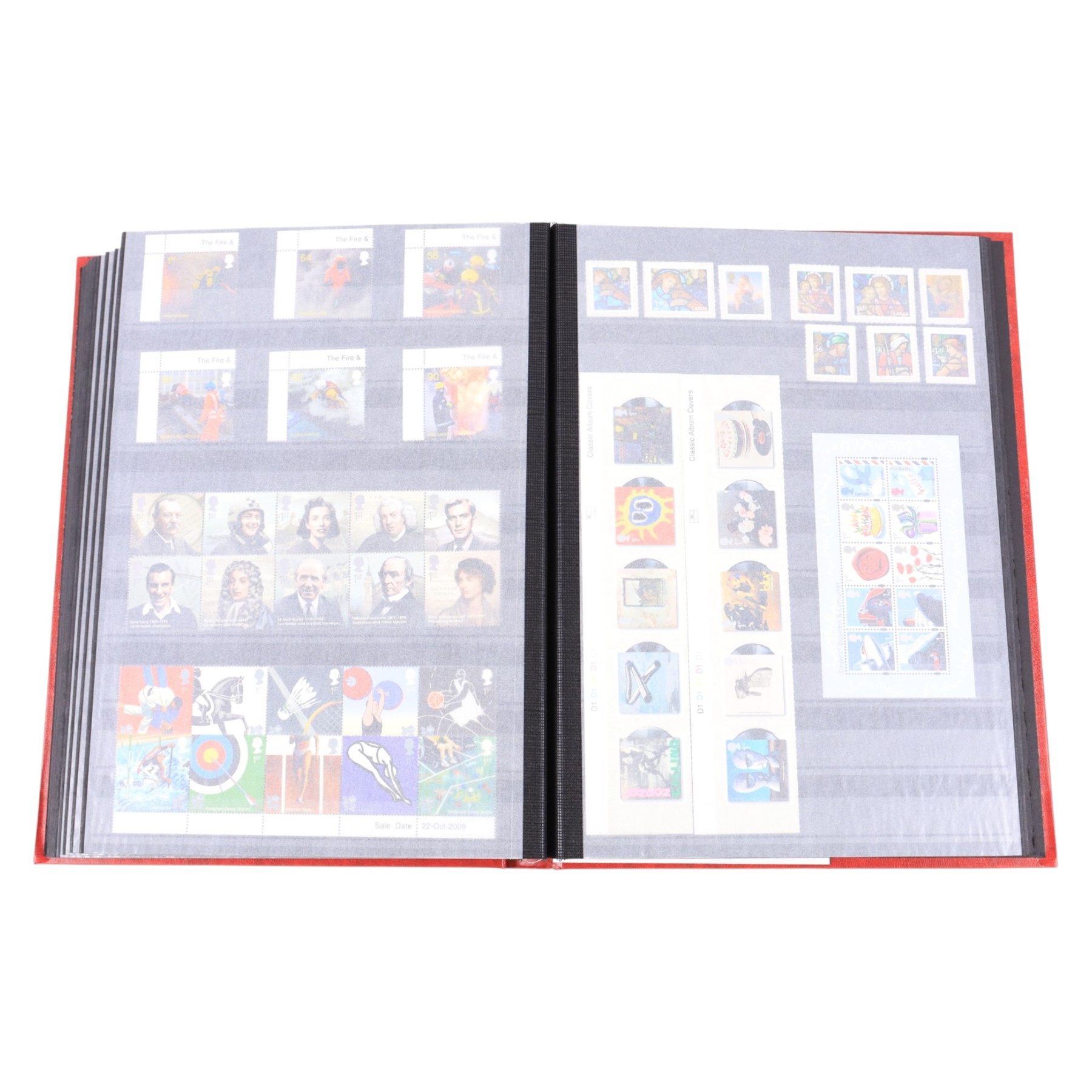 Queen Elizabeth II mint decimal stamps in one folder, face value of usable postage approximately 600 GBP