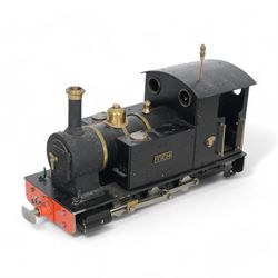 Roundhouse Gauge 1 remote controlled 0-6-0 tank locomotive 'Tich', in black livery 