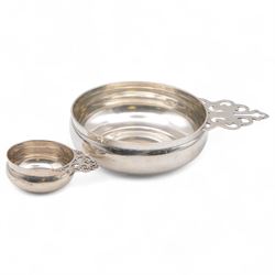 American silver porringer, after the original design by Paul Revere, of circular form with...