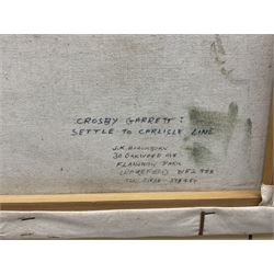 John Kevin Blackburn (British 1946-2006): 'Crosby Garrett - Settle to Carlisle Line', oil on canvas signed with initials, titled verso 34cm x 45cm