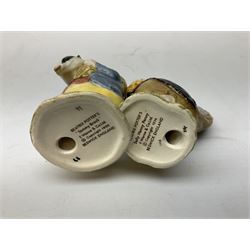 Seven Beswick Beatrix Potter figures, comprising Sir Isaac Newton, Mr Jackson, Tommy Brock, Pickles, Mr Jeremy Fisher, Mr Alderman Ptolemy and Sally Henny Penny, all with printed mark beneath  