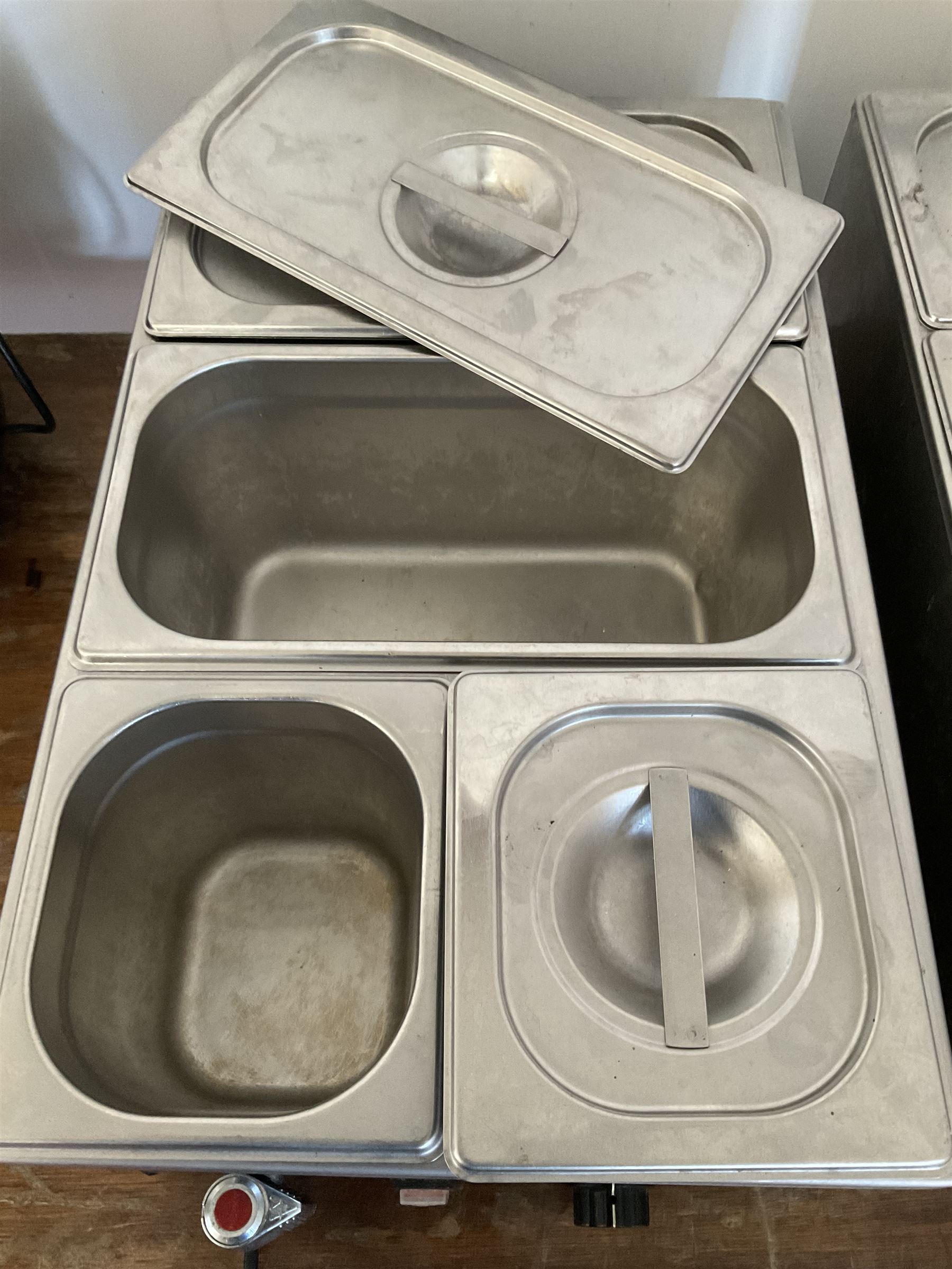 Buffalo SO47 B 1.3KW four pot Bain Marie (1) - THIS LOT IS TO BE COLLECTED BY APPOINTMENT FROM DUGGLEBY STORAGE, GREAT HILL, EASTFIELD, SCARBOROUGH, YO11 3TX