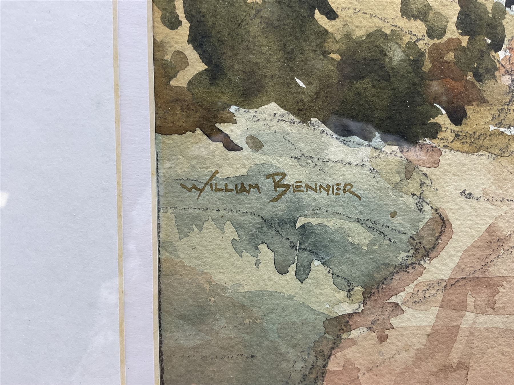 William Roger Benner (British 1884-1964): 'Parham - Suffolk', watercolour signed, titled verso 33cm x 46cm