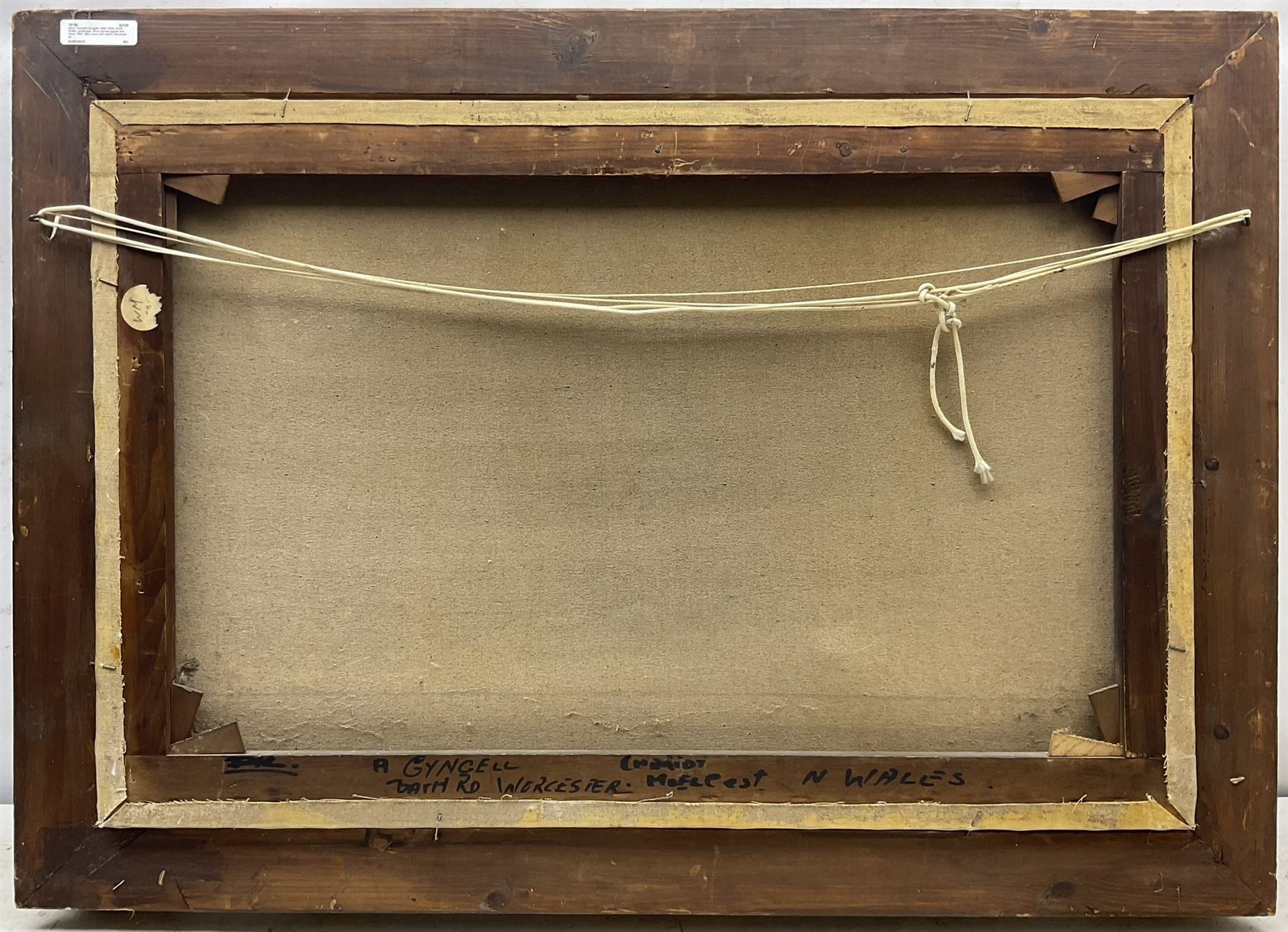 Albert Gyngell (British 1841-1894): North Wales Landscape, oil on canvas signed and dated 1880, titled verso with artist's Worcester address 50cm x 75cm