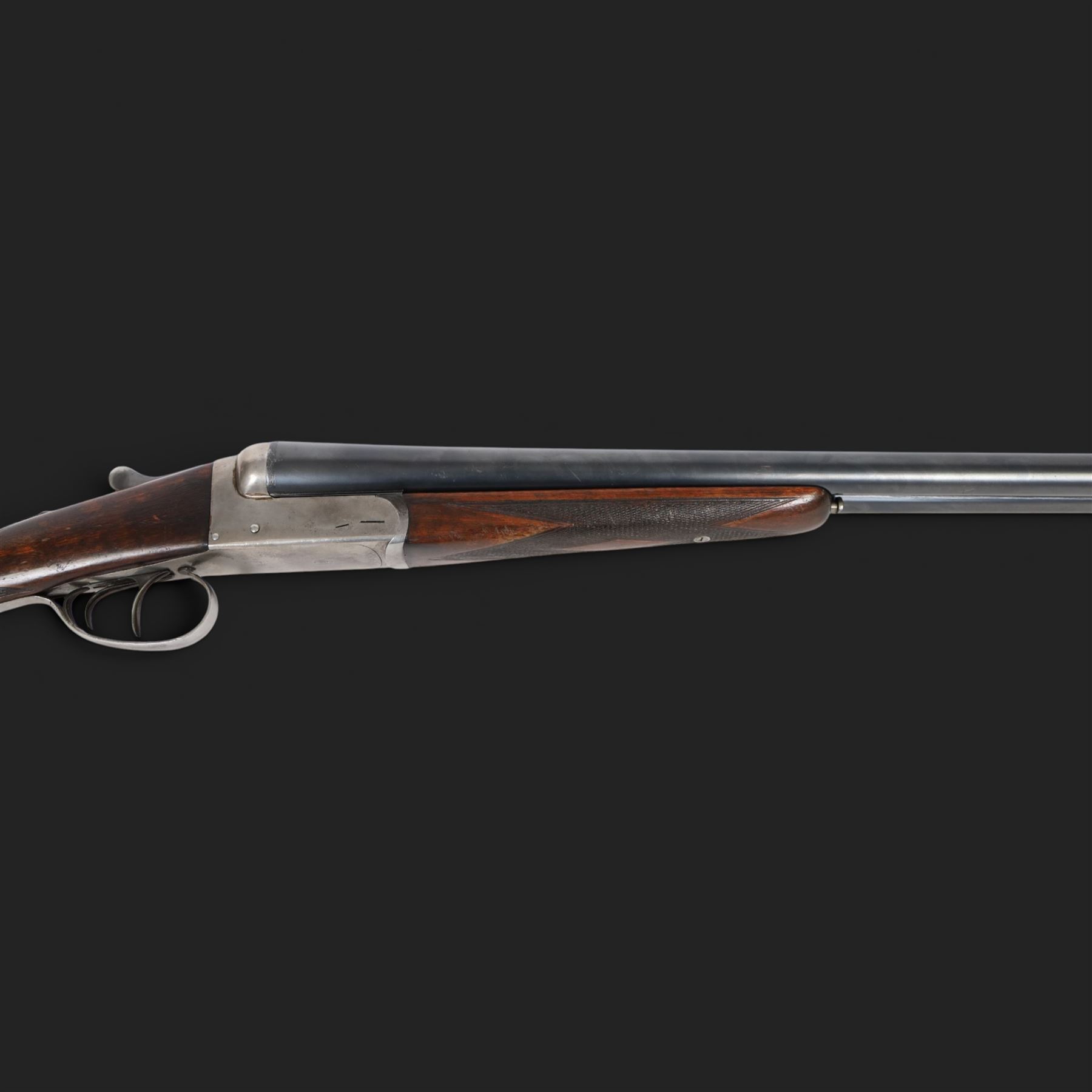 Master 12 bore double trigger, boxlock, side by side double barrel shotgun with 71cm (28