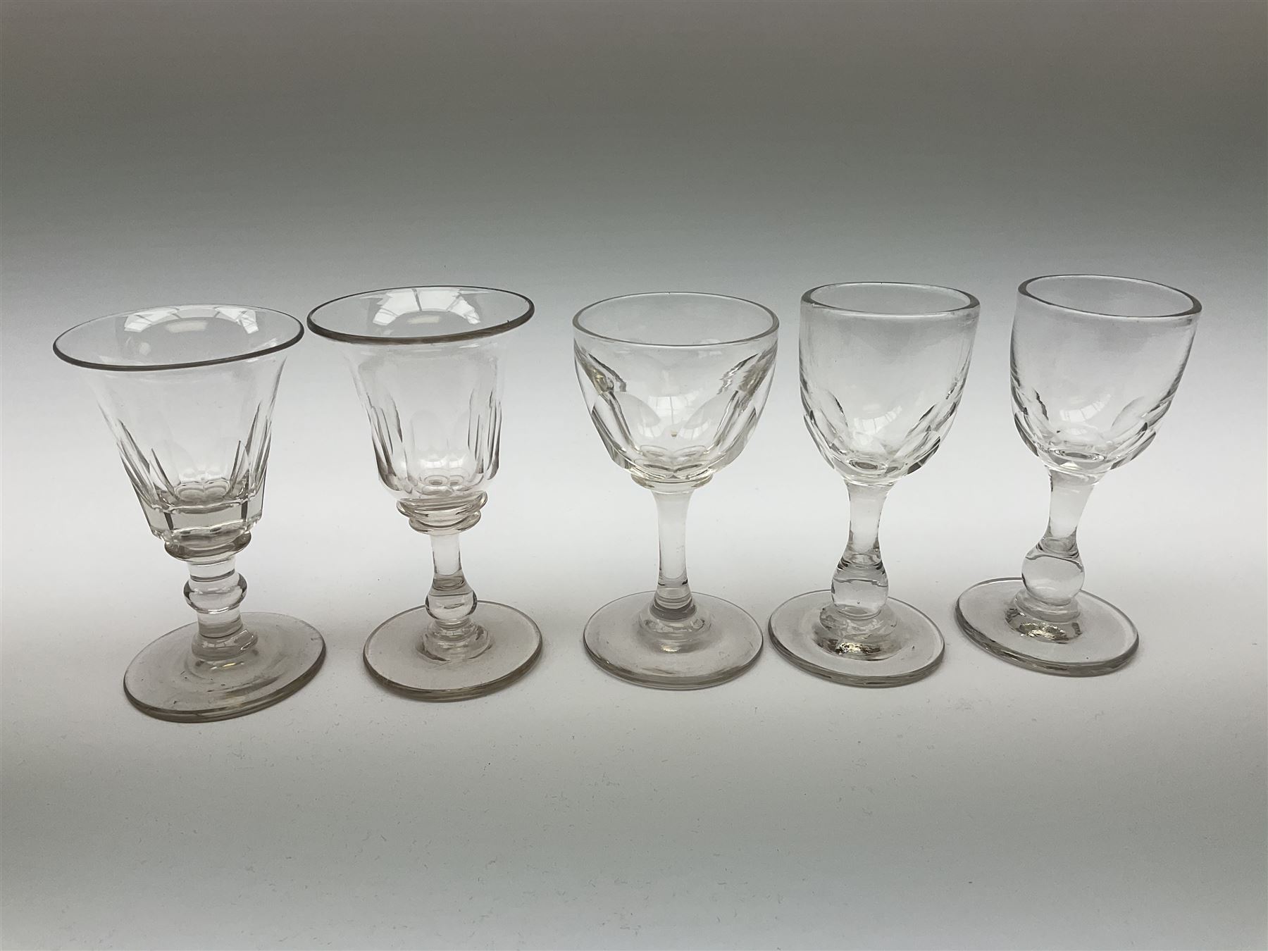 A collection of late Victorian glasses, to include