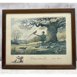 Norman Thelwell (British 1923-2004): The Hunt, set of six satirical limited edition prints each signed and numbered in pencil 28cm x 36cm (6)