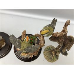 Quantity of Country Artists figures, comprising Woodland Visitors G800, Otter Family CA 552, Barn Owl CA 431, Wren CA 81, Mouse and Acorn CA784, Kingfisher - Broadway CA422, Early Days - Barn Owlets CA 720, together with two Border Fine Arts figures comprising Woodcock by James Harvey, 1985 and First Outing, Many with original boxes (9)