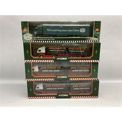 Corgi Eddie Stobart - nine various lorries; nos. two x 59516, TY86705, CC86701, TY86805, 58304, 58401, 56702 & 58112; all boxed (9)