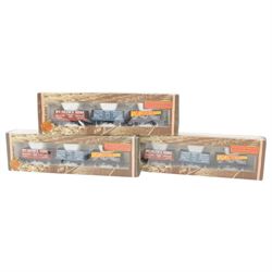 Six Bachmann 00 gauge 33033 Coal Traders Classics Yorkshire triple wagon packs, all boxed