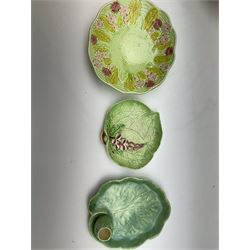 Art Deco and later pottery to include a Sylvac Yacht, Crown Devon bowl, other pieces of Sylvac, Crown Devon etc