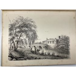 Kilby Rev. Thomas: Scenery in the Vicinity of Wakefield 1843, illustrated with engraves plates, decorative green cloth/ gilt binding with all edges gilt