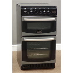  Cannon Oakley gas cooker with grill, oven and four burner hob, W50cm  